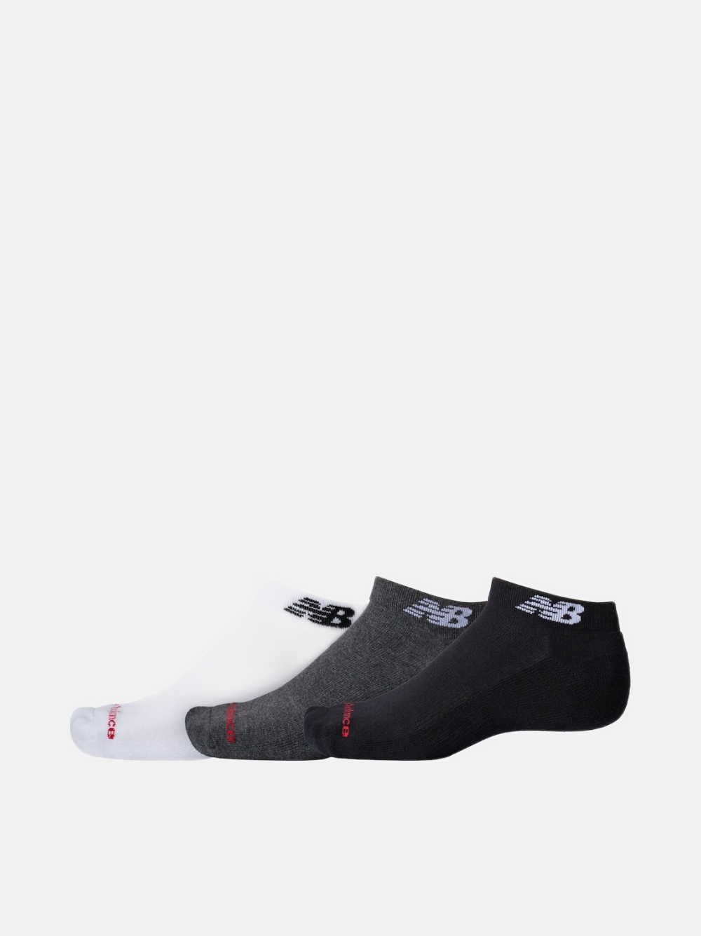 PACK 3 MEIAS NEW BALANCE EVERDAY LOWCUT WM WHT/MULTI
