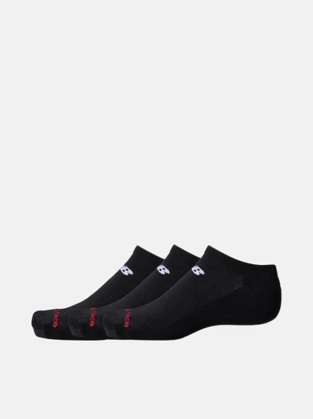 PACK 3 MEIAS NEW BALANCE EVERDAY NO SHOW BLACK