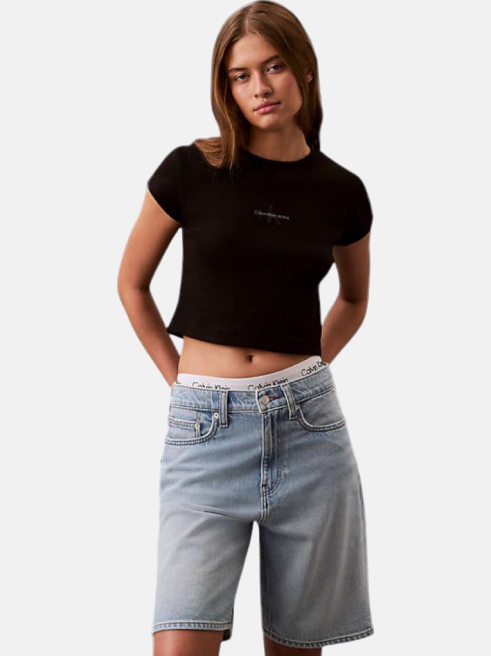 TSHIRT CALVIN KLEIN MONOGRAM BLACK