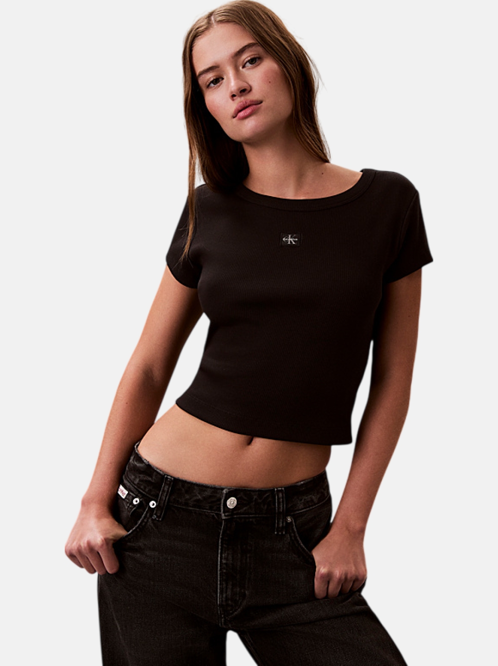 TSHIRT CALVIN KLEIN WOVEN