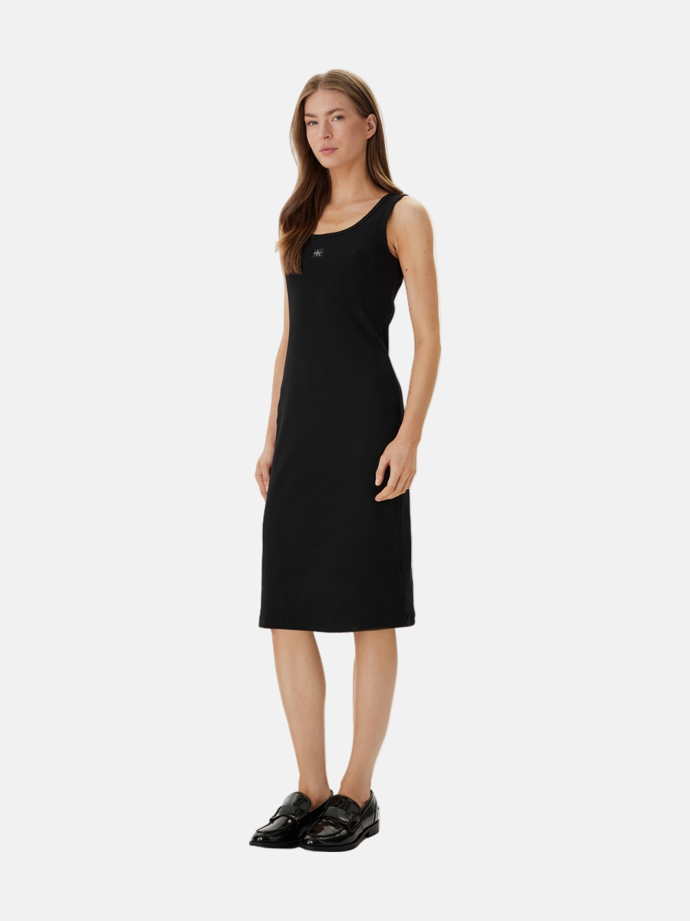 VESTIDO CALVIN KLEIN BABY RIB WOVEN