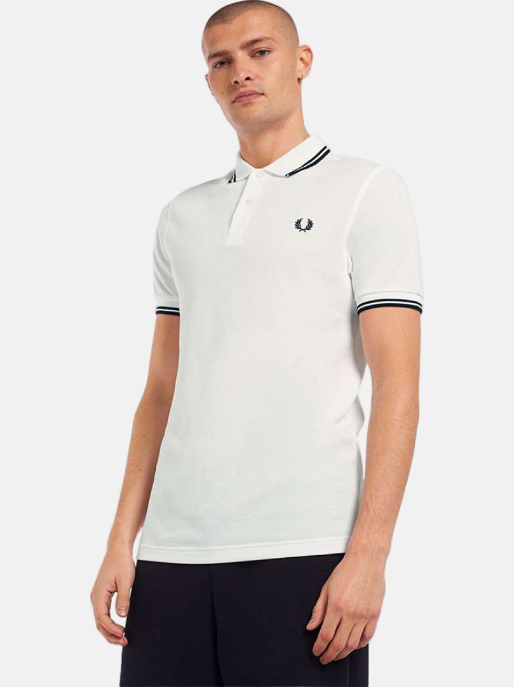 POLO FRED PERRY M3600 WHITE