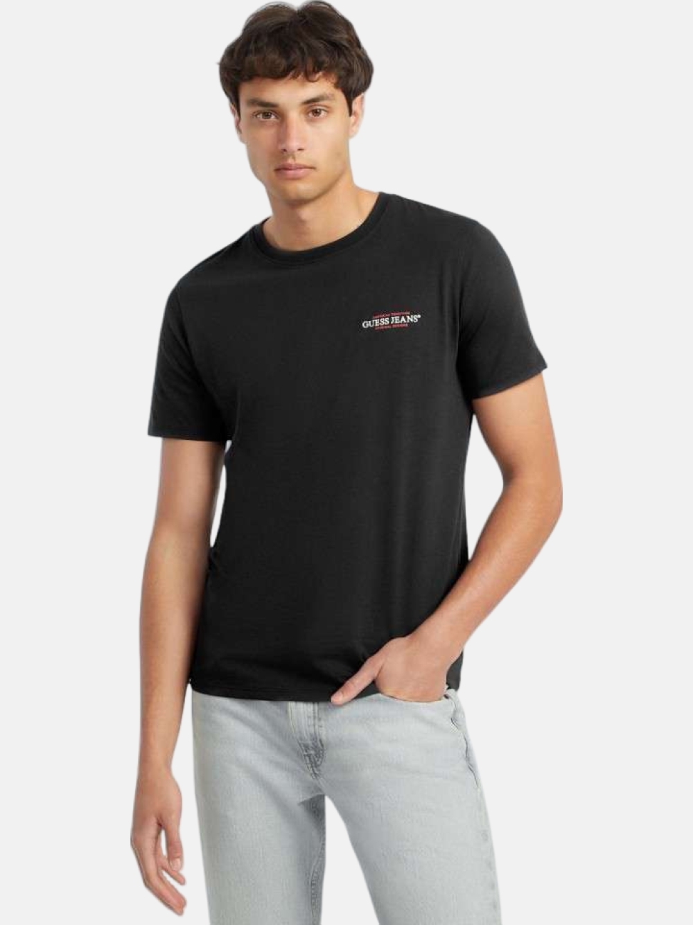 TSHIRT GUESS AMERICAN TR JBLK