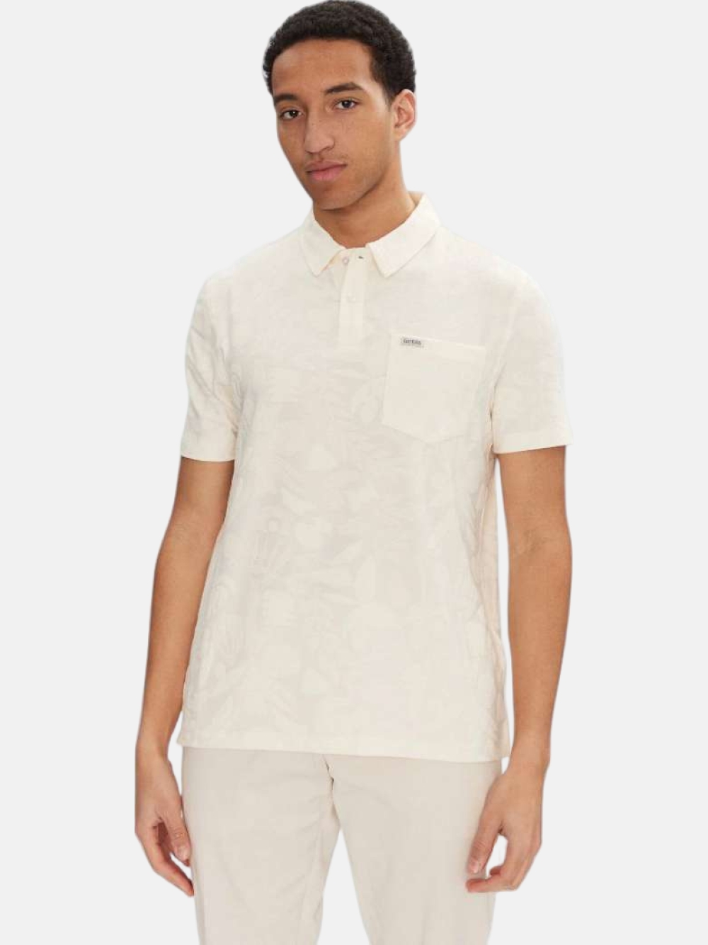 POLO GUESS ABSTRACT JACQUARD F0DX