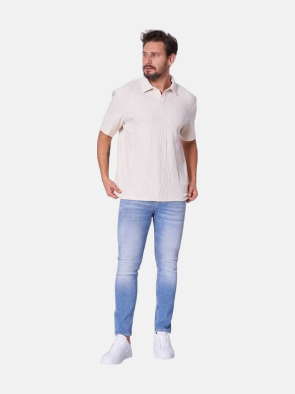 POLO GUESS LOOSE FIT SS CN G1V7