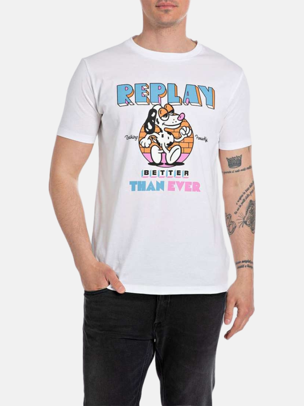 TSHIRT REPLAY BASIC JERSEY M6800-2660-001