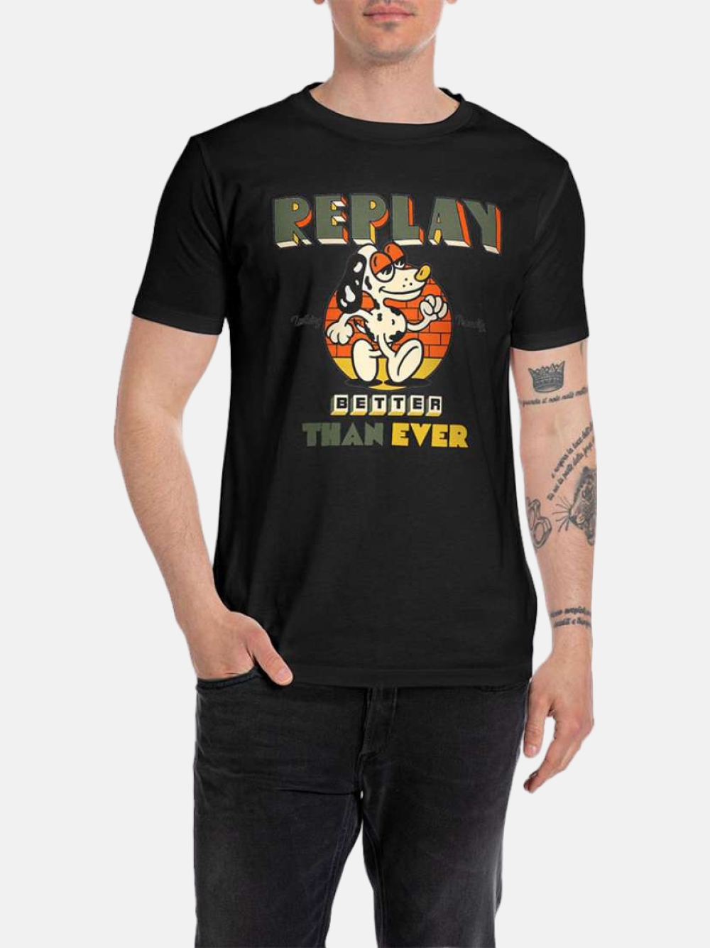 TSHIRT REPLAY BASIC JERSEY M6800-2660-098