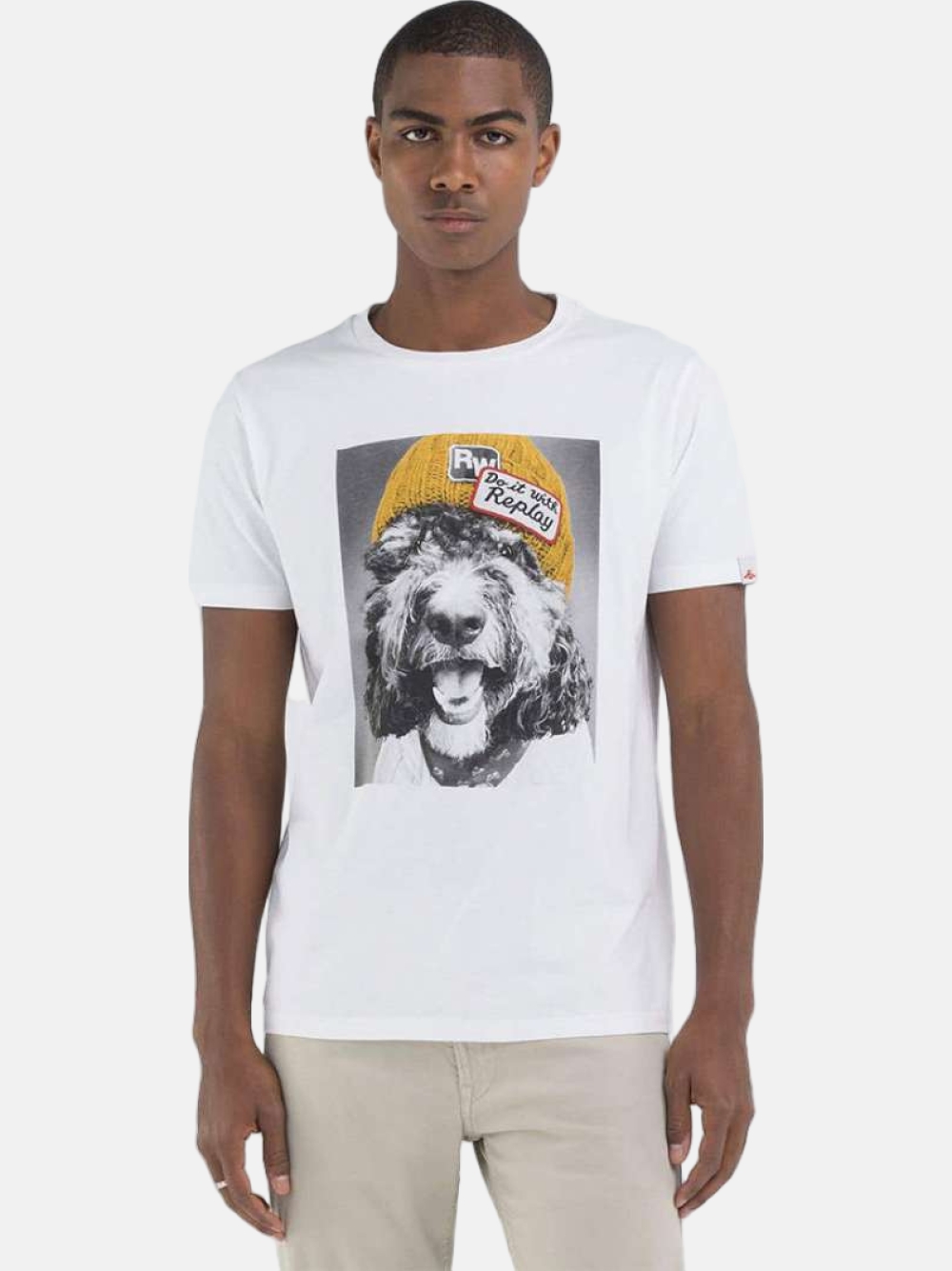 TSHIRT REPLAY BASIC JERSEY 001