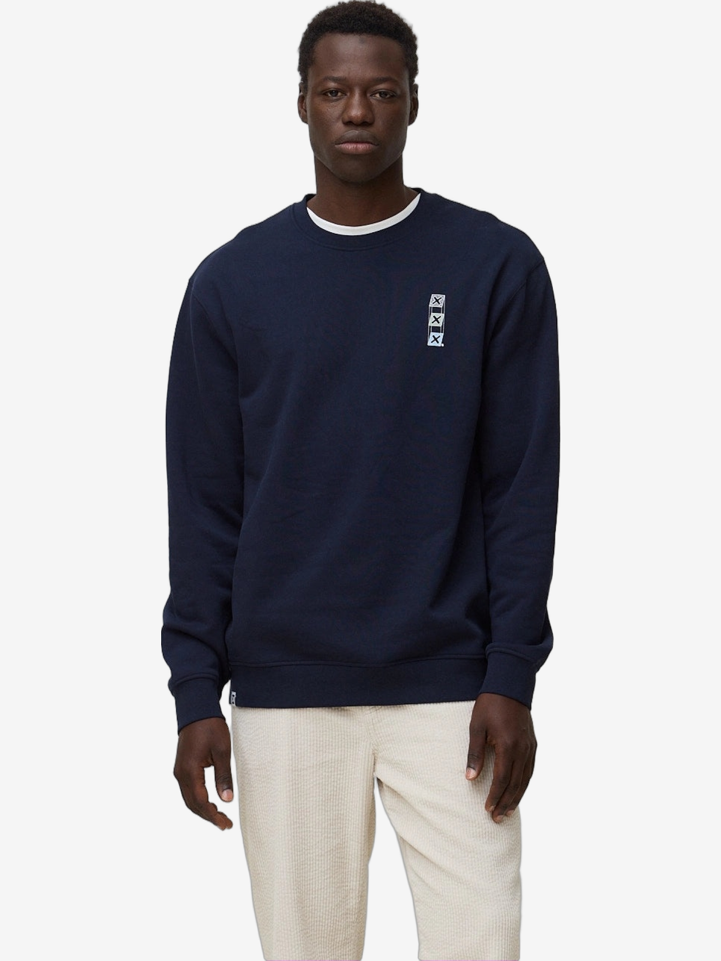 SWEATSHIRT BLUE BANANA MAP NAVY