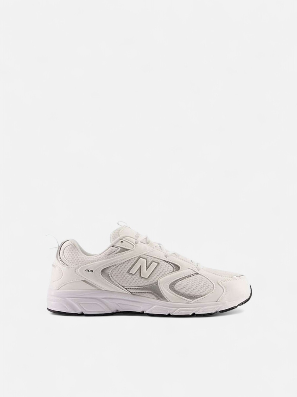 NEW BALANCE 408 WHITE/SILVER METALLIC