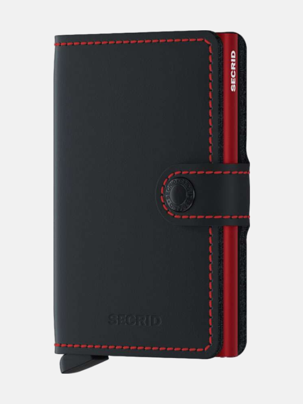CARTEIRA SECRID MINIWALLET MATTE BLACK/RED