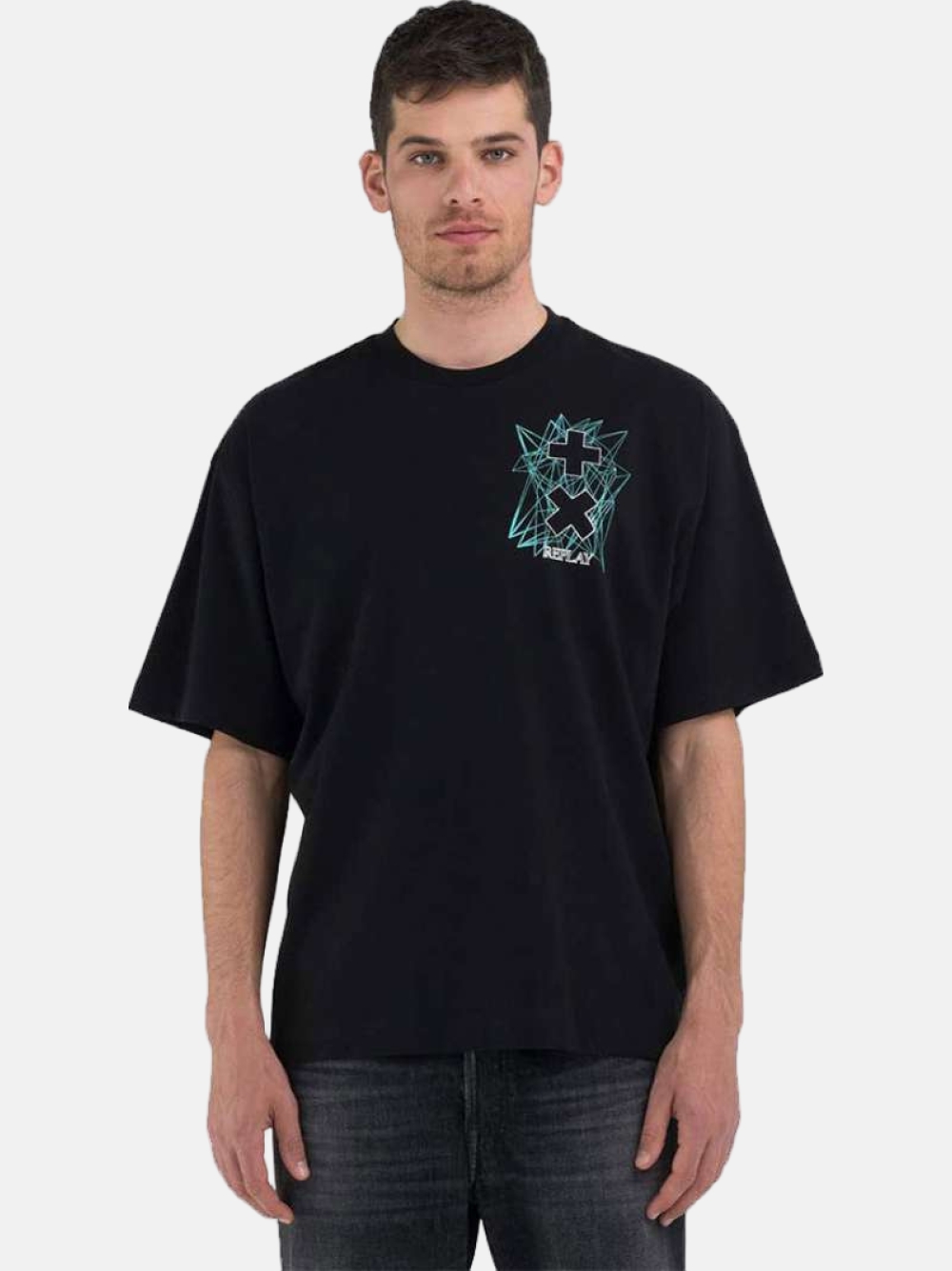 T-SHIRT REPLAY MMG349 098