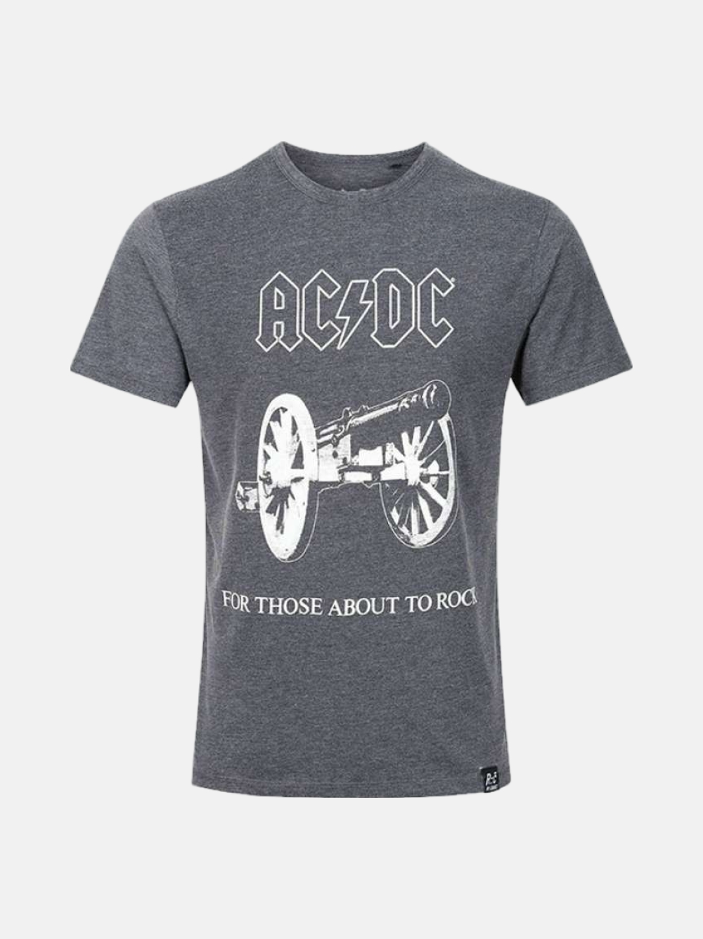 TSHIRT RECOVERED FOR THOSE ABOUT TO ROCK HOMEM CHARCOAL