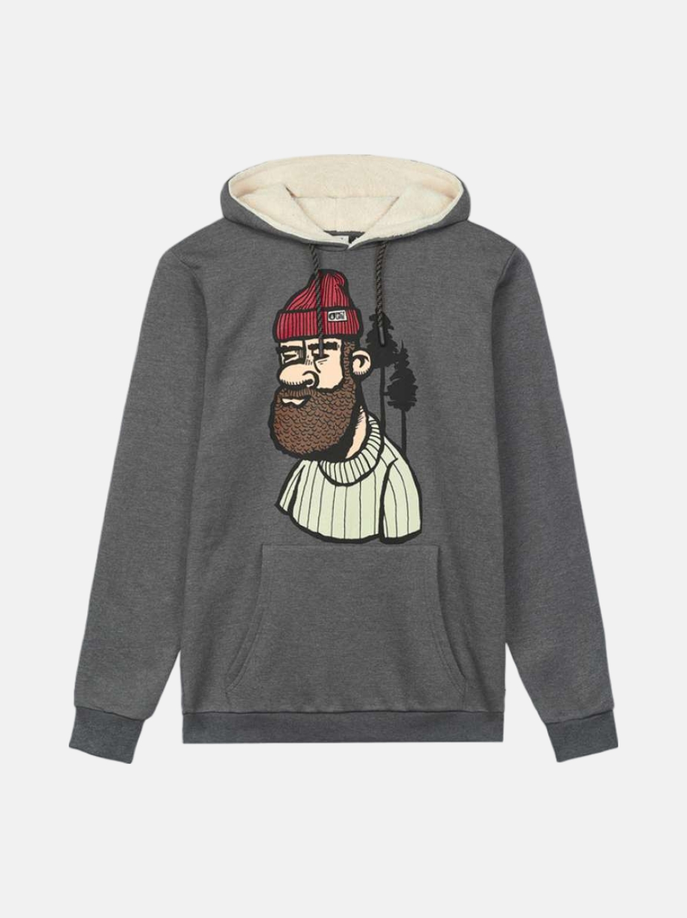 HOODIE PICTURE MOPSA DARK GREY MELANGE