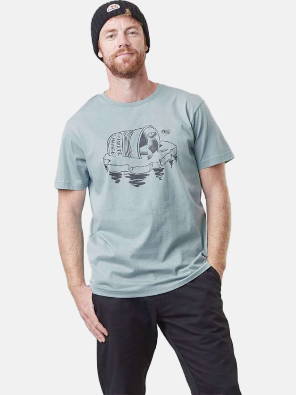 TSHIRT PICTURE GOBELET BLIZZARE BLUE