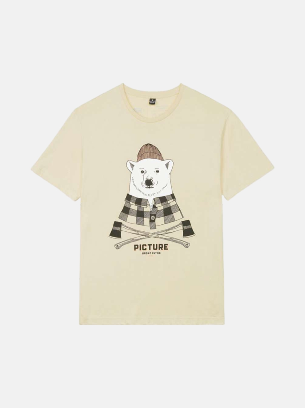 TSHIRT PICTURE CLEVIO WOOD WASH