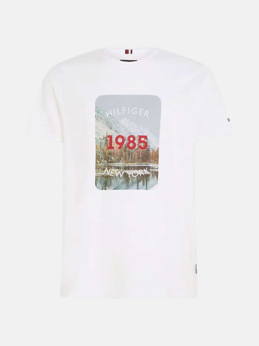 TSHIRT TOMMY HILFIGER LANDSCAPE GRAPHIC WHITE