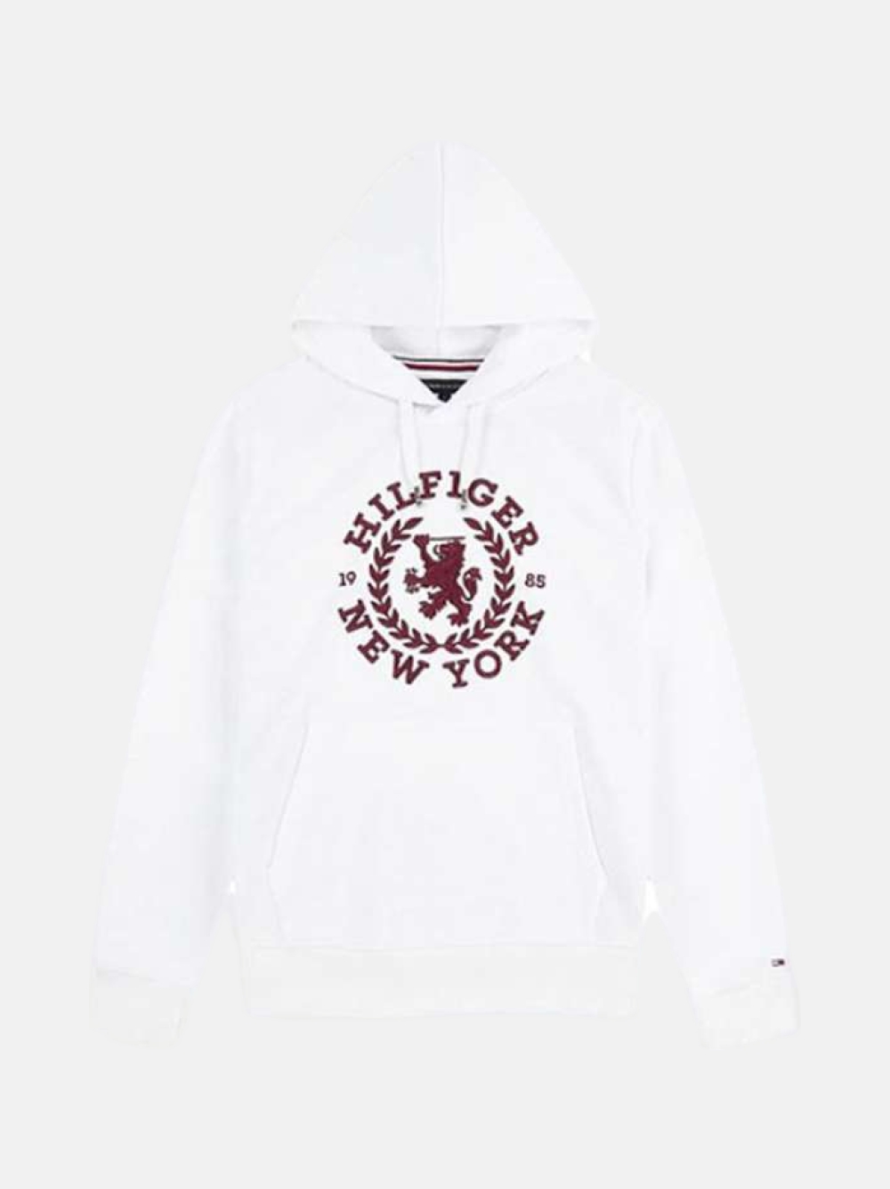 HOODIE TOMMY HILFIGER BIG ICON CREST WHITE