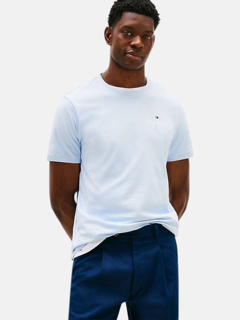 TSHIRT TOMMY HILFIGER STACK BREEZY BLUE