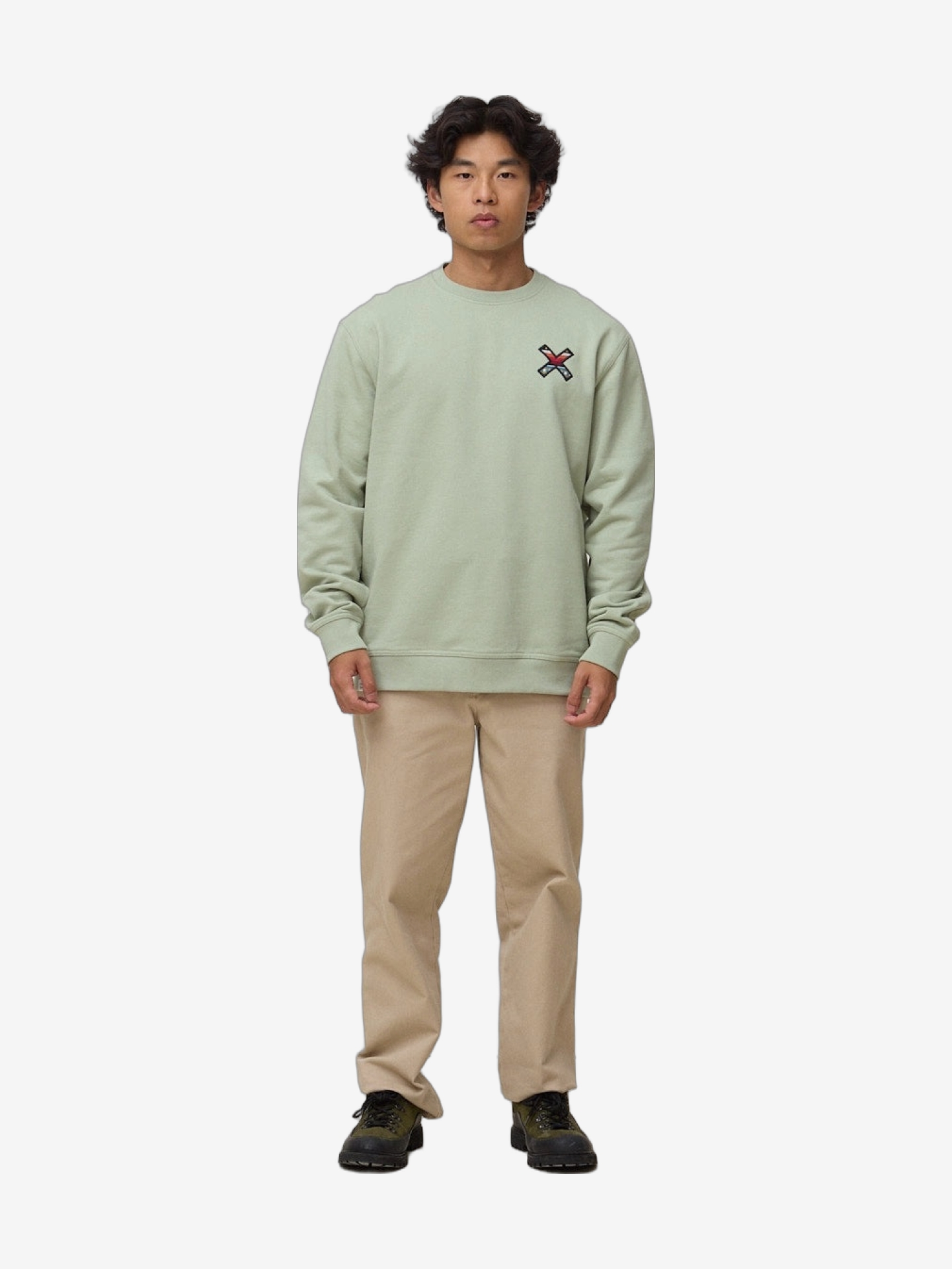 SWEATSHIRT BLUE BANANA NEDERLAND SAGE