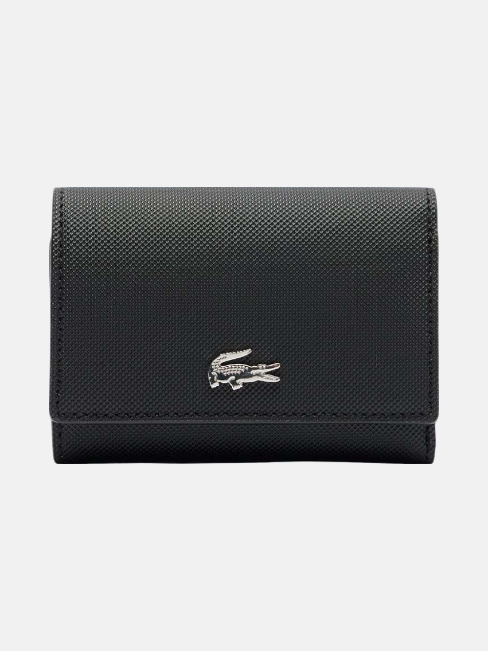 CARTEIRA LACOSTE ANNA NOIR FARINE