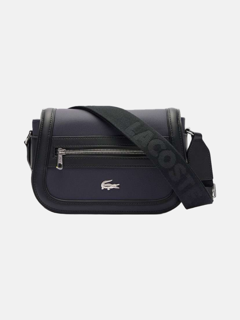 MALA LACOSTE NILLY FLAP CLOSE NF4527YN ABIMES NOIR