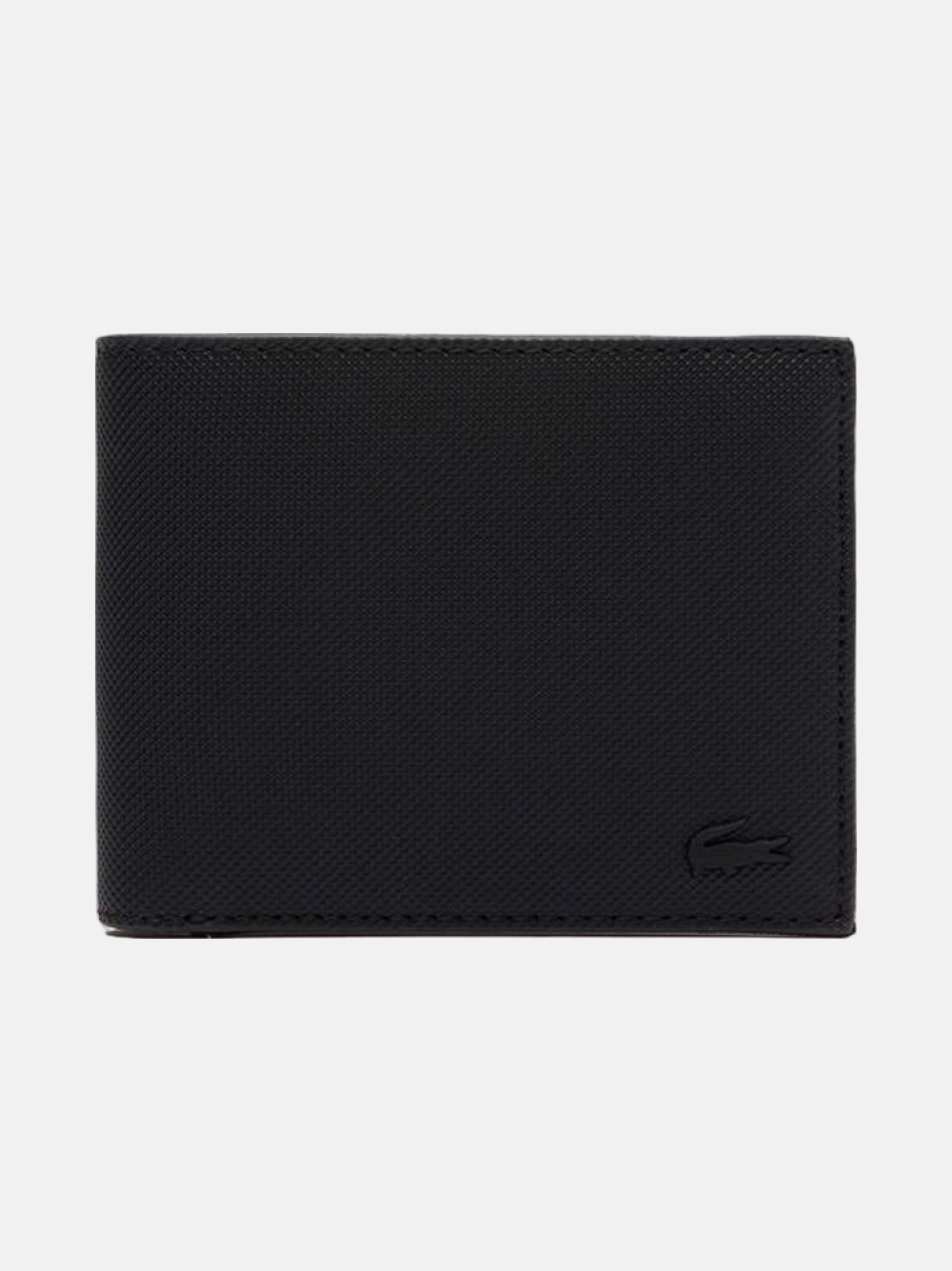 CARTEIRA LACOSTE NH4419HC COTTON PIQUE NOIR