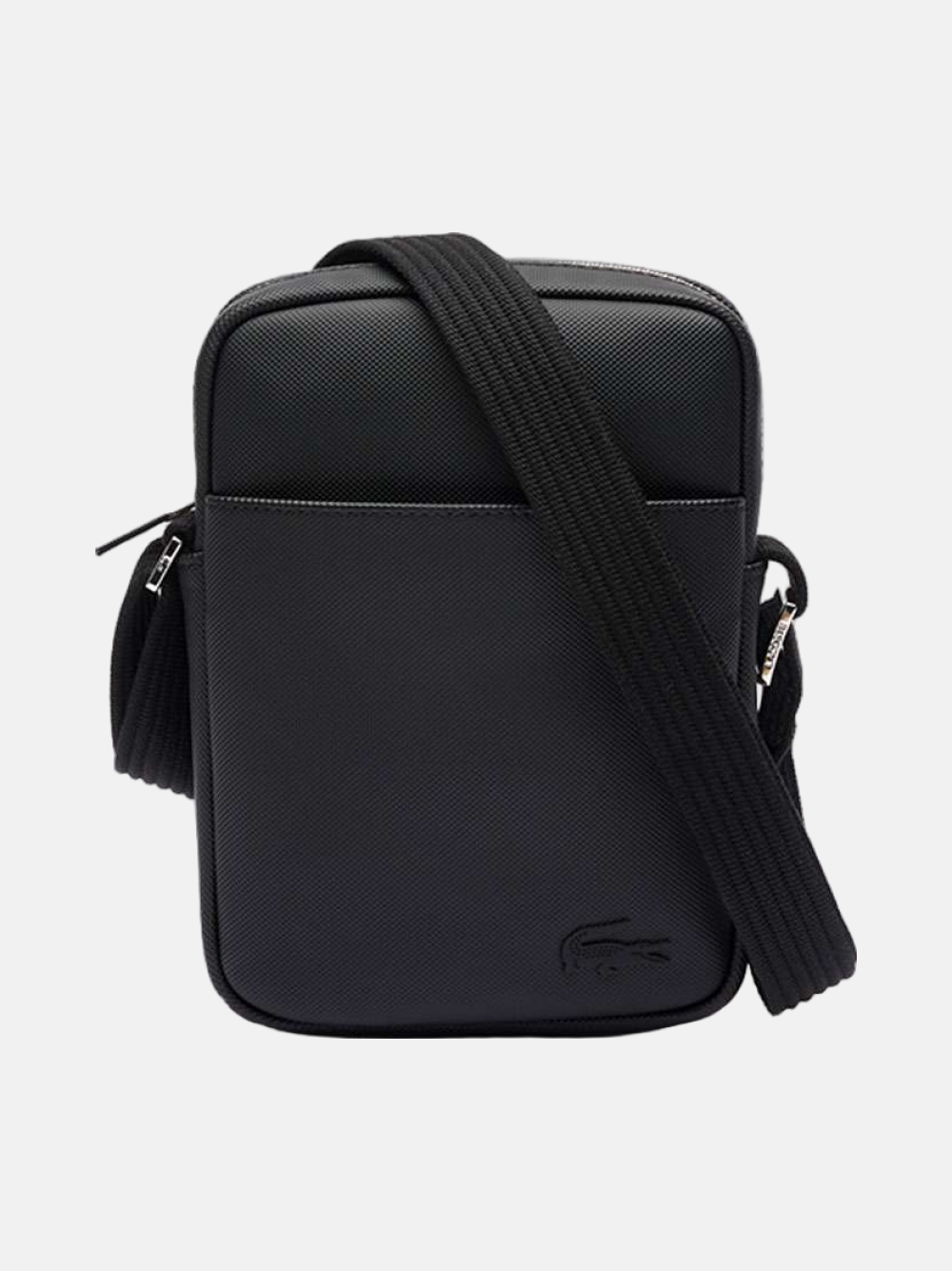 BOLSA LACOSTE NH4422HC RECYCLED BLEND GRAIN NOIR