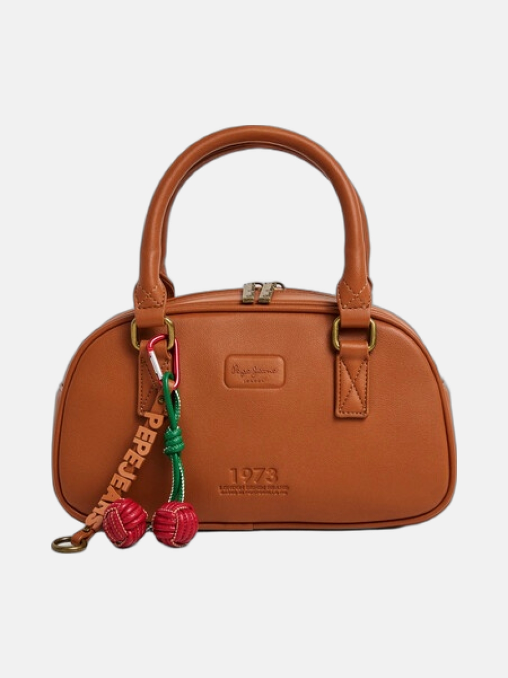 MALA PEPE JEANS BAWLY CHERRY TAN BRO