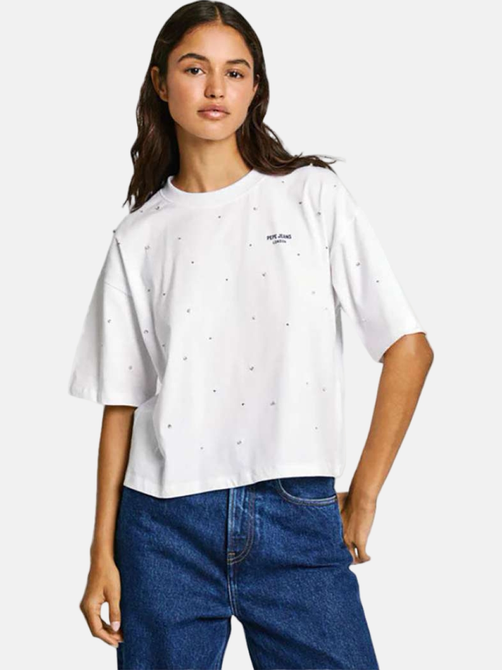 TSHIRT PEPE JEANS ELIN WHITE
