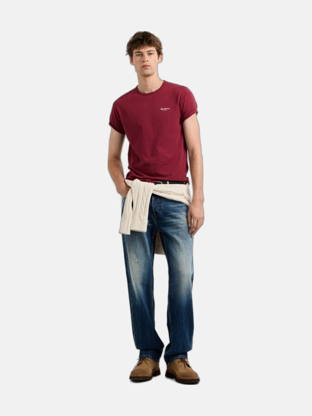 TSHIRT PEPE JEANS ORIGINAL BASIC RUBY