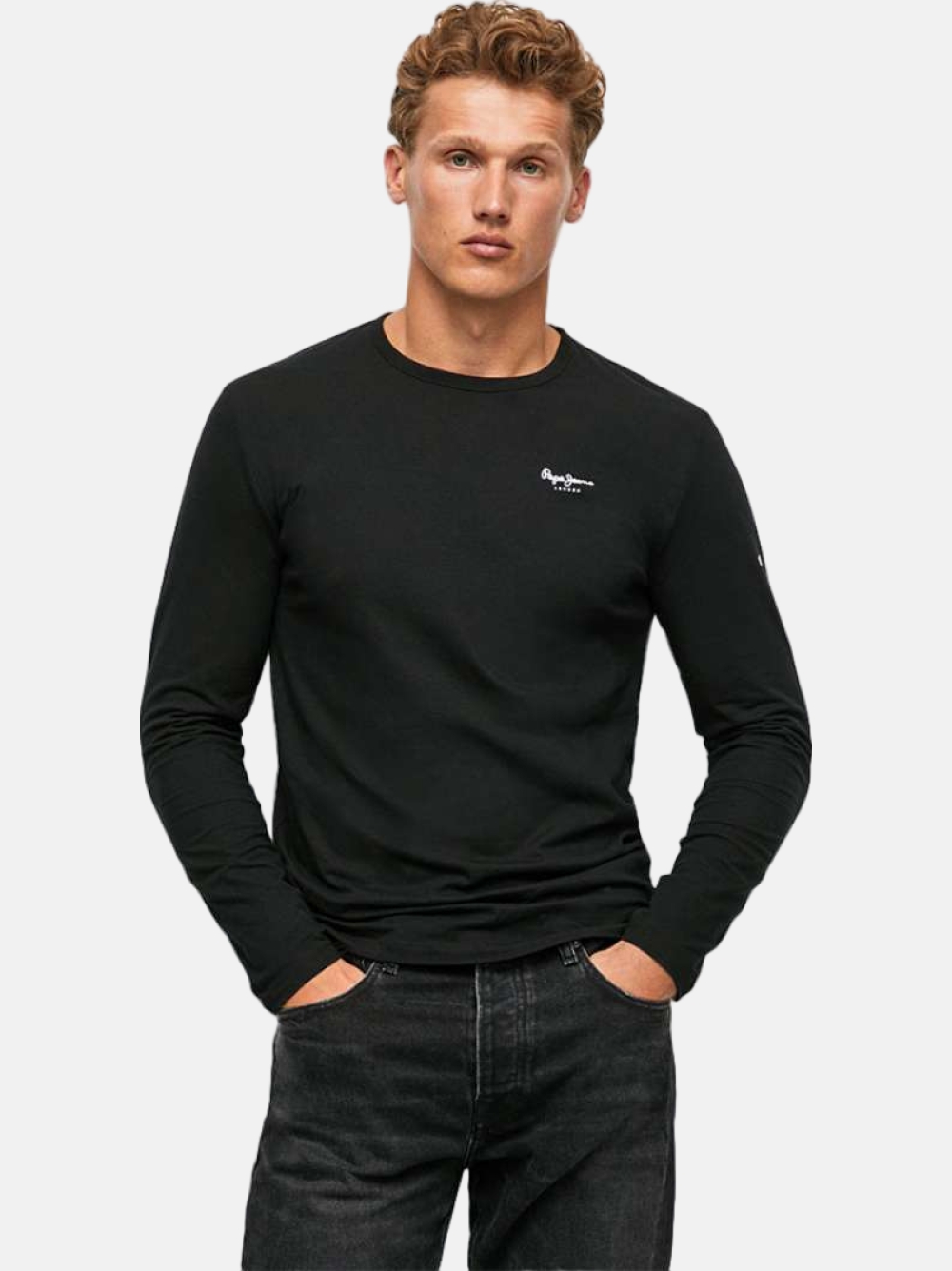 LONGSLEEVE PEPE JEANS ORIGINAL BASIC 2 BLACK