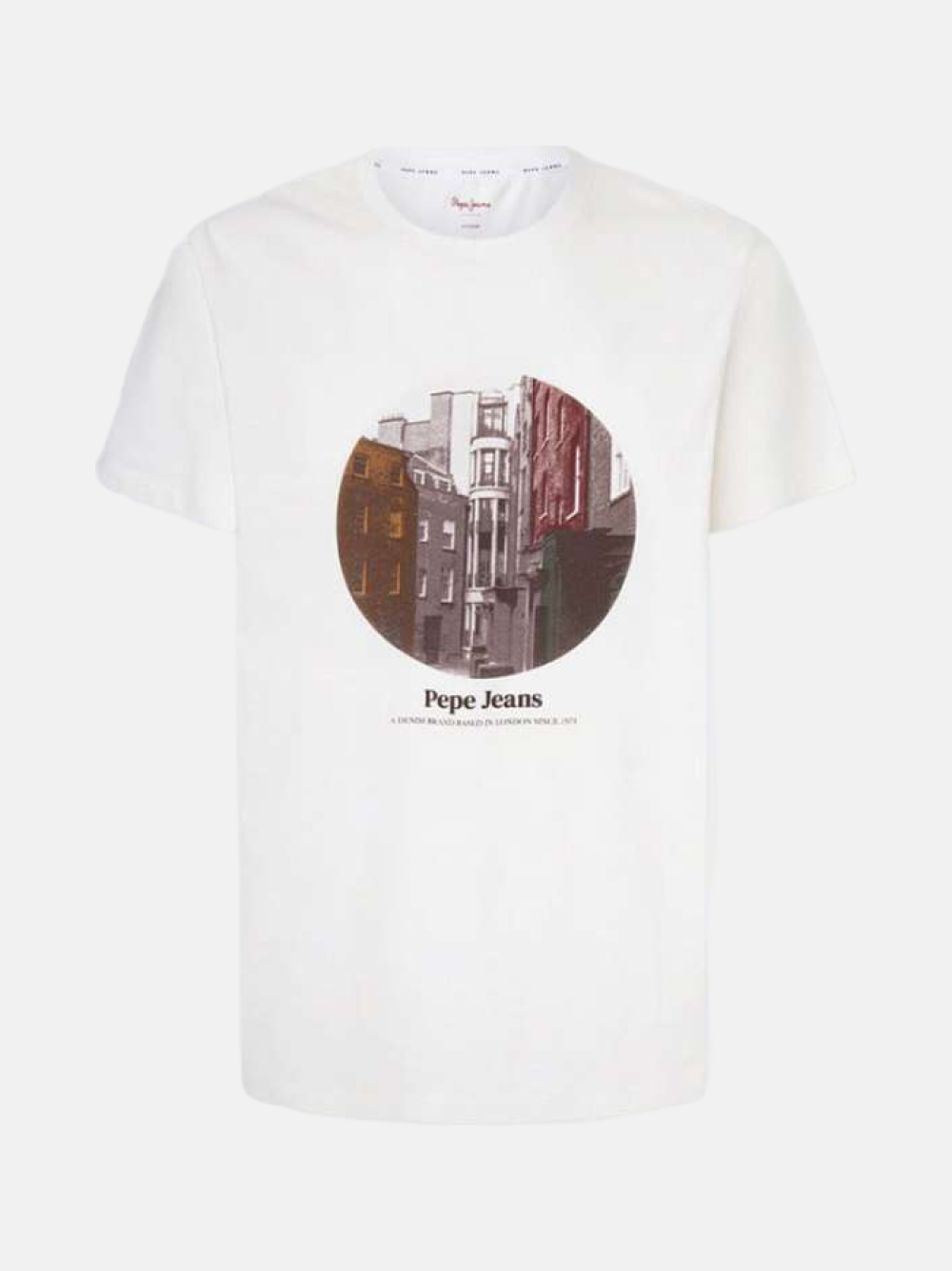 T-SHIRT PEPE JEANS KERVIN OFF WHITE