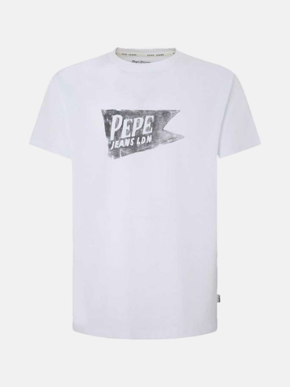 TSHIRT PEPE JEANS SINGLE CARDIFF WHITE