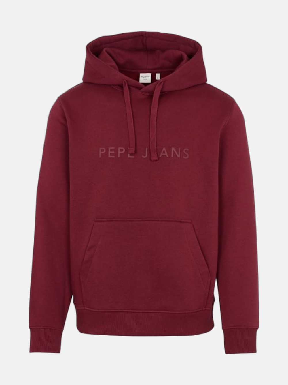 HOODIE PEPE JEANS JEFFERSON BIG LOGO RUBY