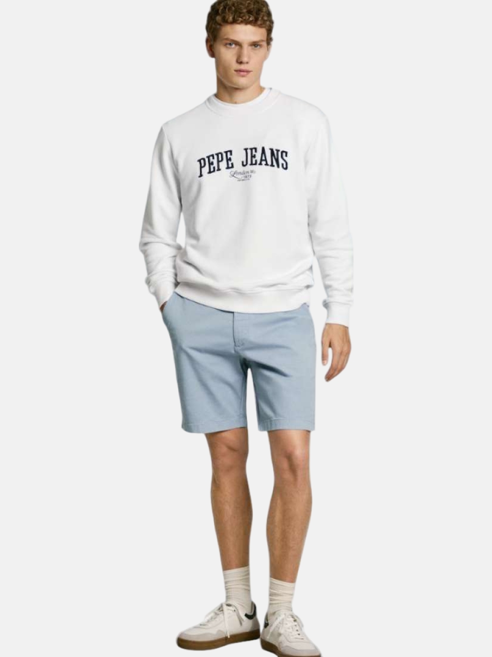 SWEATSHIRT PEPE JEANS DERRIL WHITE