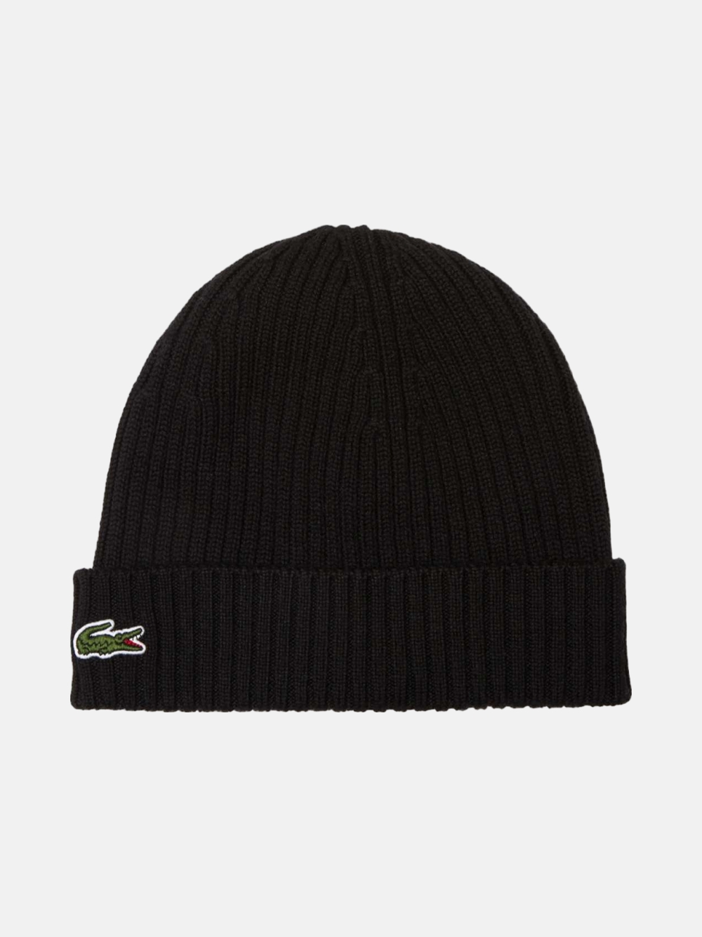 GORRO LACOSTE RIBBED NOIR