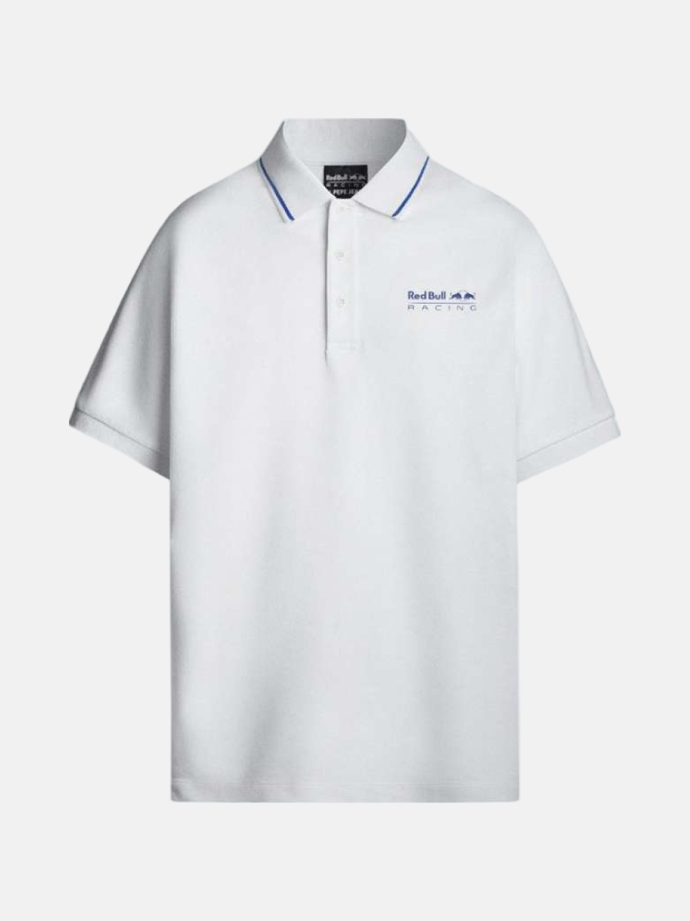 POLO REDBULL X PEPE JEANS TIPPED LOGO WHITE