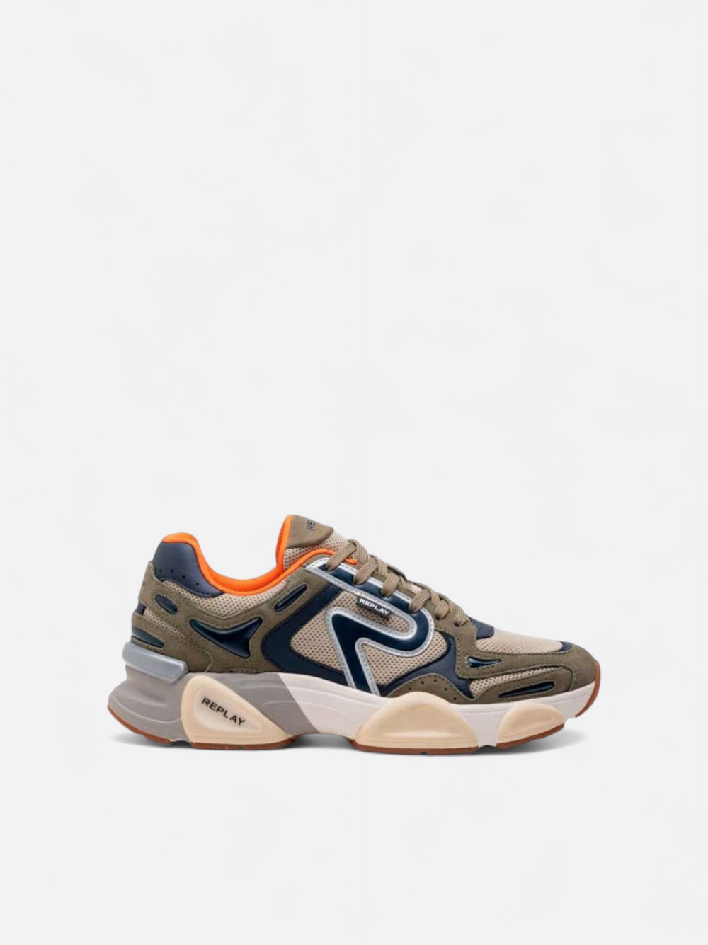 REPLAY DESTINY MIL GRN/NAVY