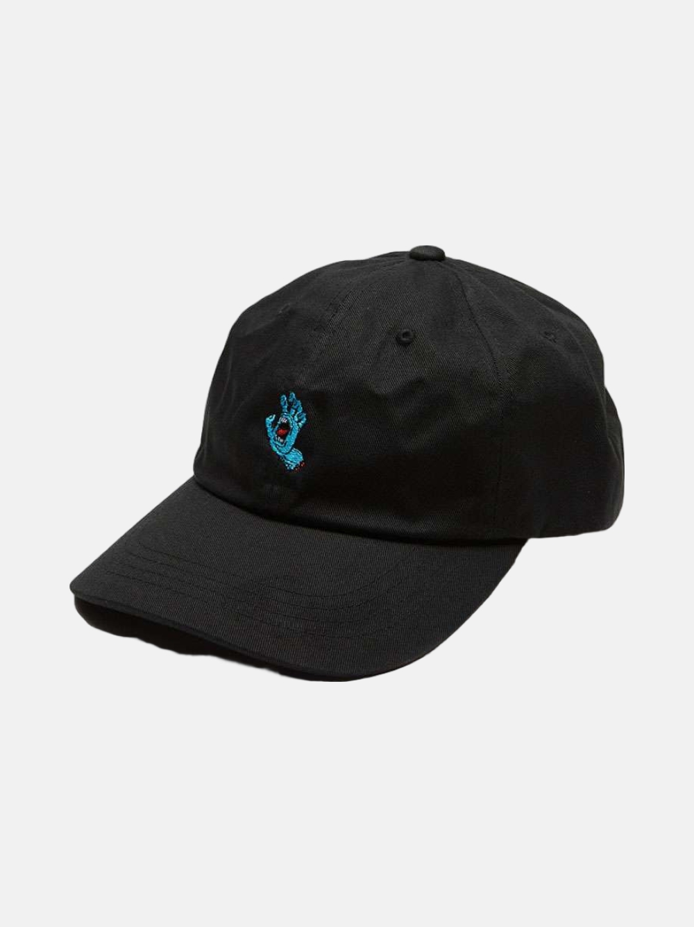 BONÉ SANTA CRUZ SCREAMING MINI HAND BLACK