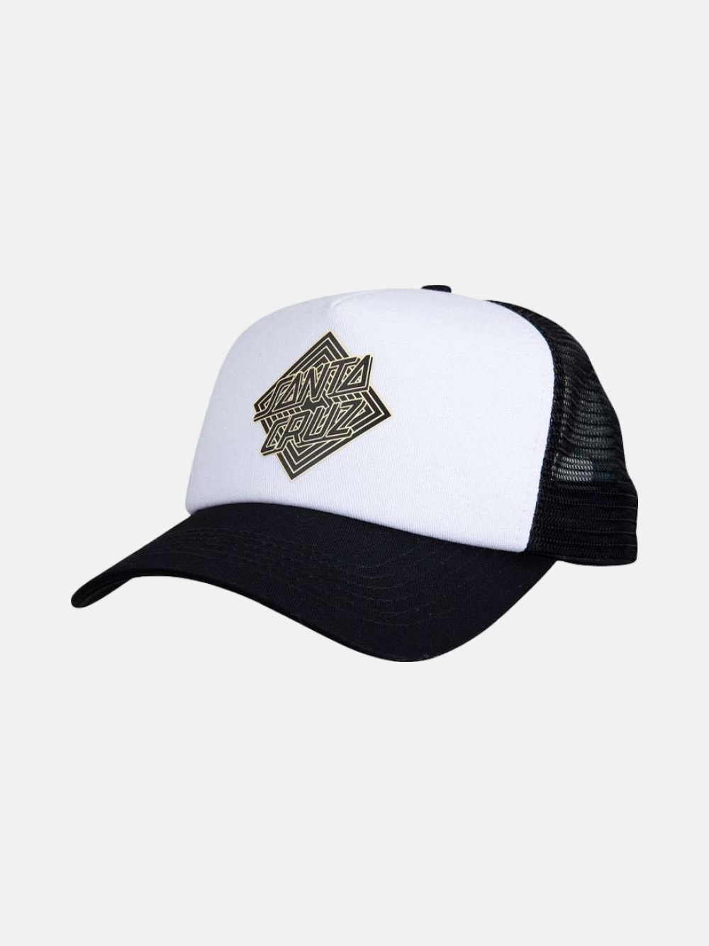 BONÉ SANTA CRUZ SOLITAIRE MESHBACK WHITE