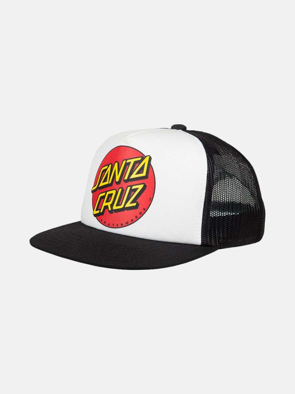 BONÉ SANTA CRUZ CLASSIC DOT WHITE/BLACK
