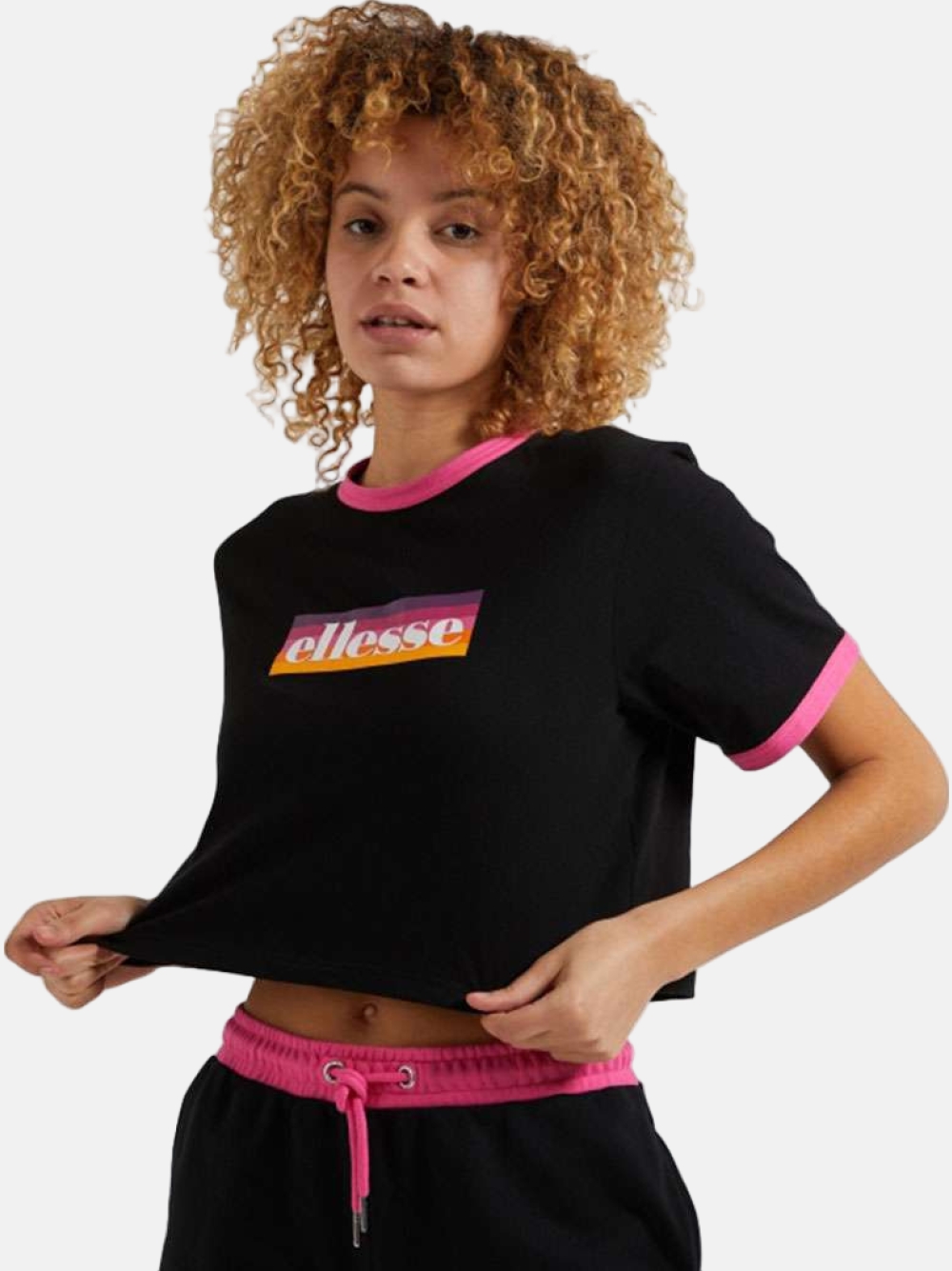 TSHIRT ELLESSE FILIDE CROP BLACK