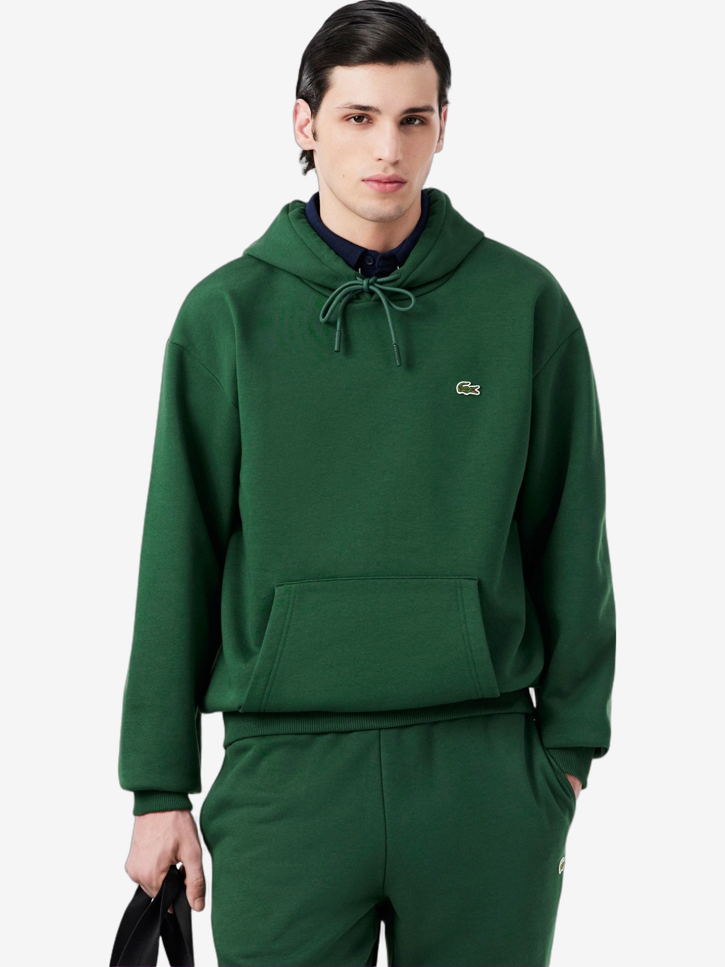 HOODIE LACOSTE MALE VERT