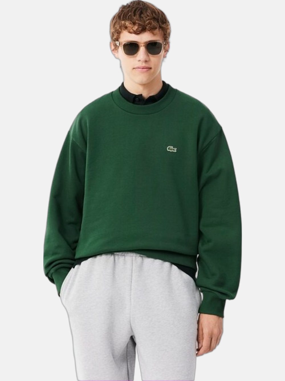 SWEATSHIRT LACOSTE VERT