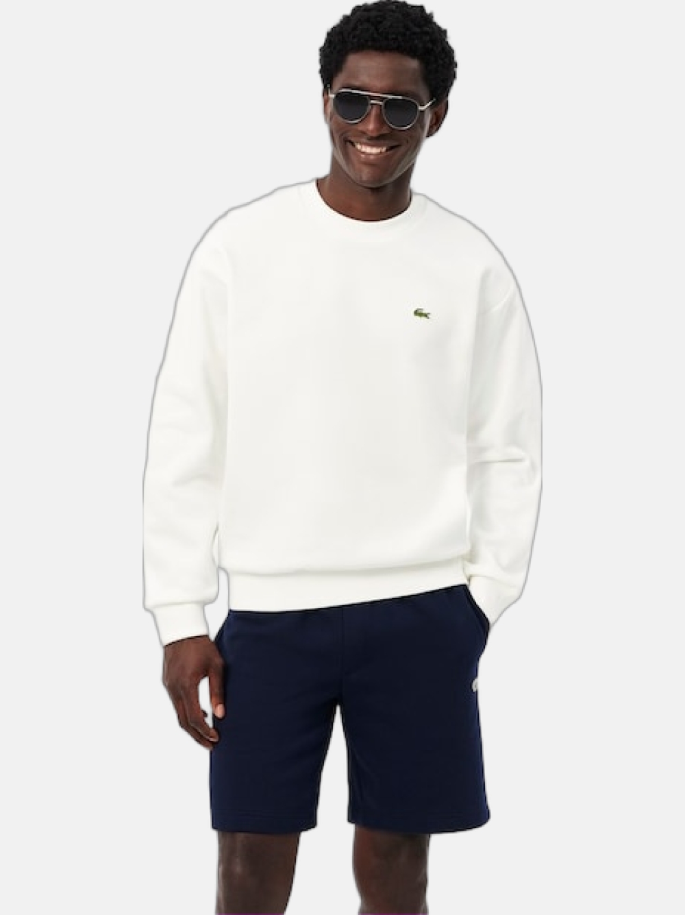 SWEATSHIRT LACOSTE FARINE