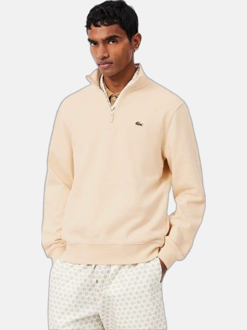 SWEATSHIRT LACOSTE NATUREL CLAIR