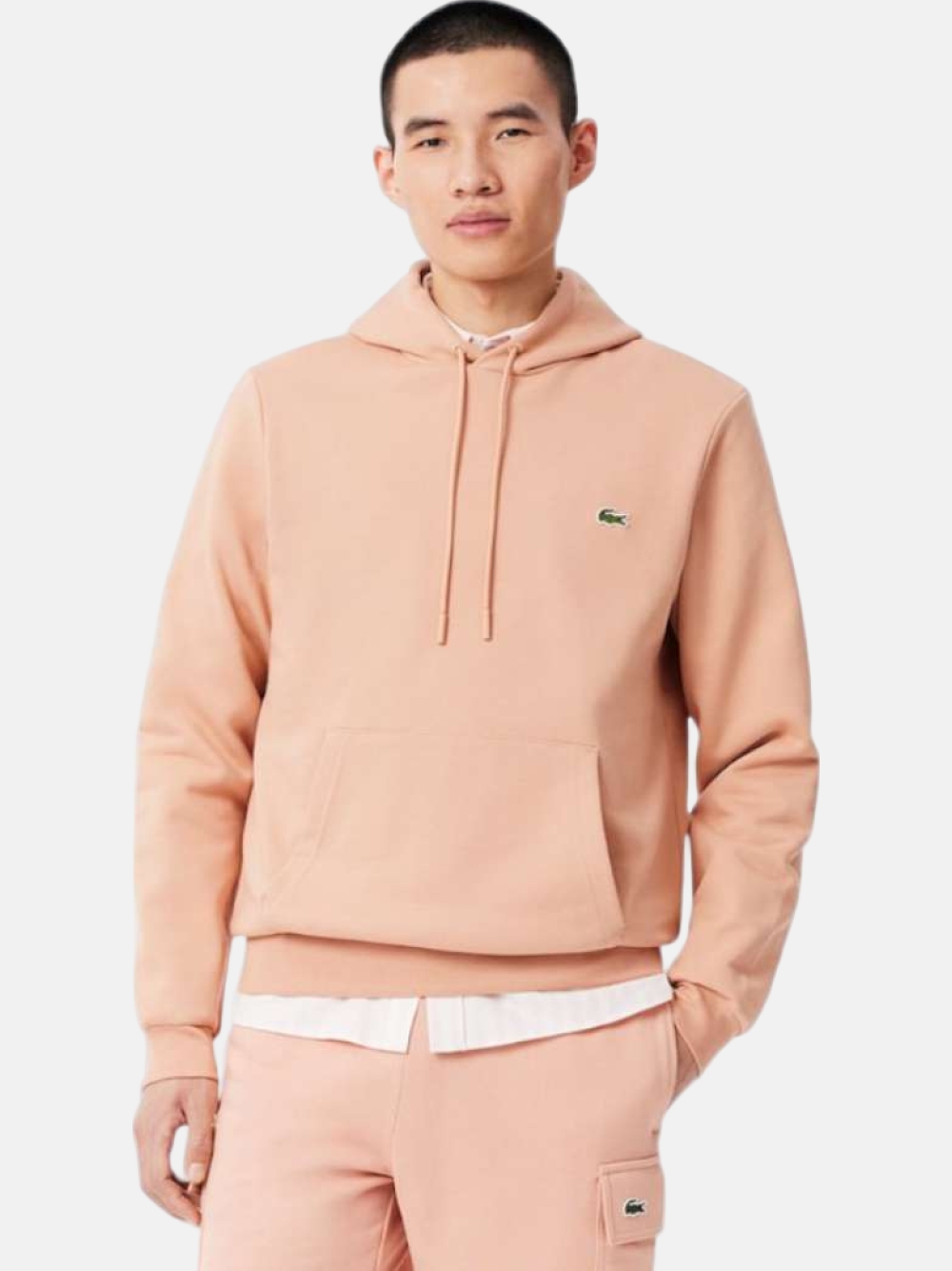 HOODIE LACOSTE SH9839 LATTE