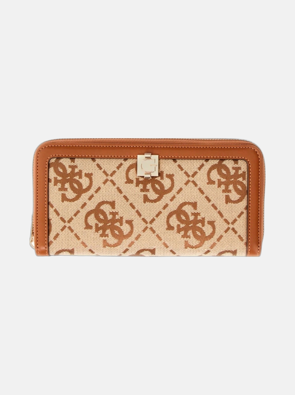 CARTEIRA GUESS AUDREY LOGO SLG LRG ZIP AROUND