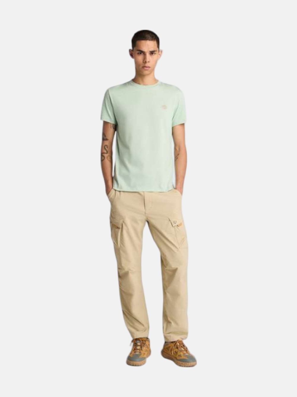 TSHIRT TIMBERLAND DUSTAN RIVER LIGHT GREEN